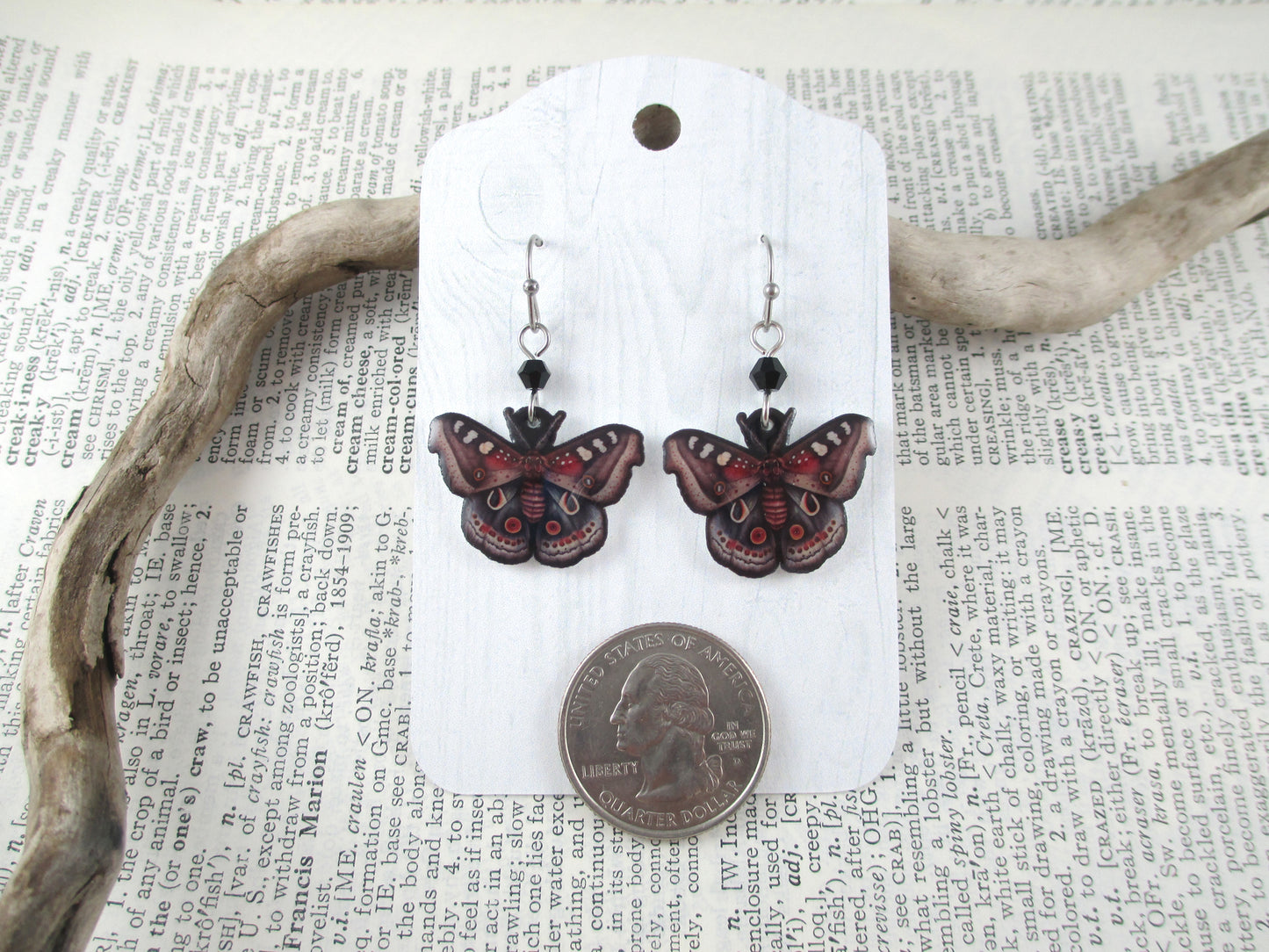 Moth Earrings