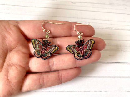 Moth Earrings