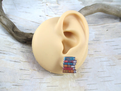 Book Stack Earrings