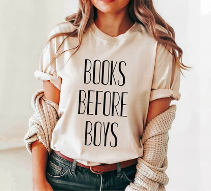 Books Before Boys Shirt