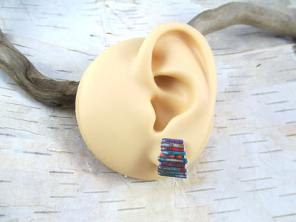 Book Stack Earrings