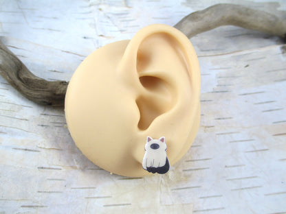 Siamese Cat Earrings