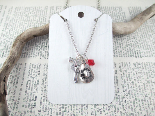 Cowboy Arthur Morgan Charm Necklace