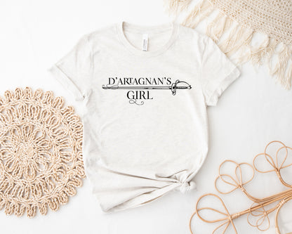 The Three Musketeers - D'Artagnan's Girl Shirt