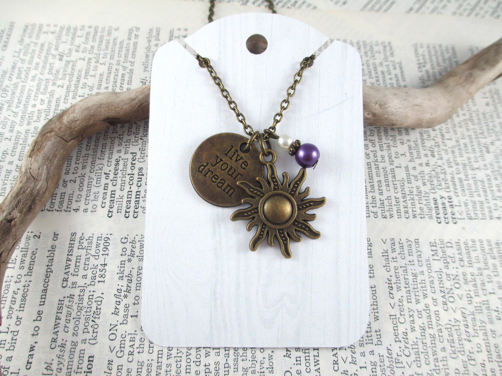 Rapunzel Live Your Dream Bronze Necklace - Main Image