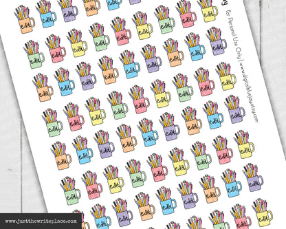 Printable Edit Writer Planner Stickers