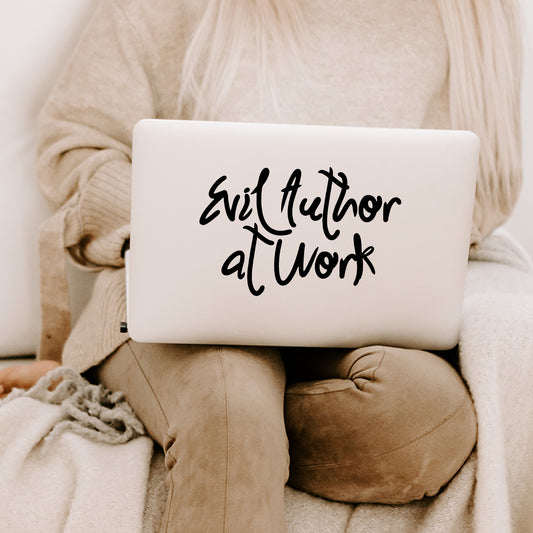 Evil Author at Work Decal