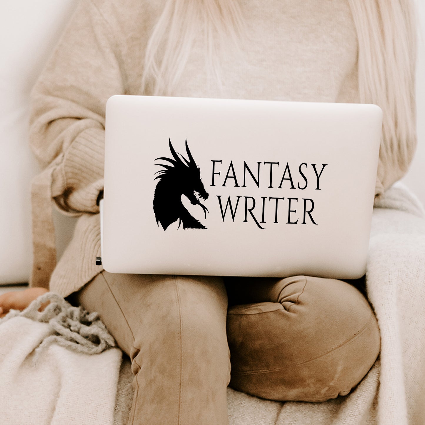 Fantasy Writer Dragon Decal