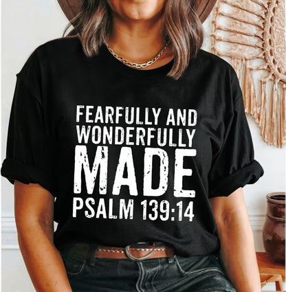 Grunge Fearfully and Wonderfully Made Shirt