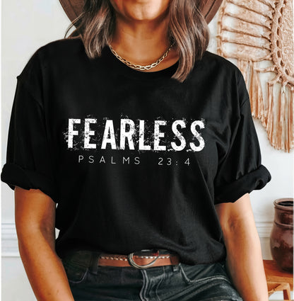 Grunge Fearless Psalm 23 Shirt