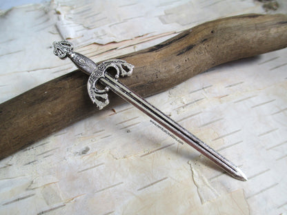 Silver Gladiator Sword Bookmark