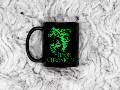 Ilyon Chronicles - Green Horse Mug