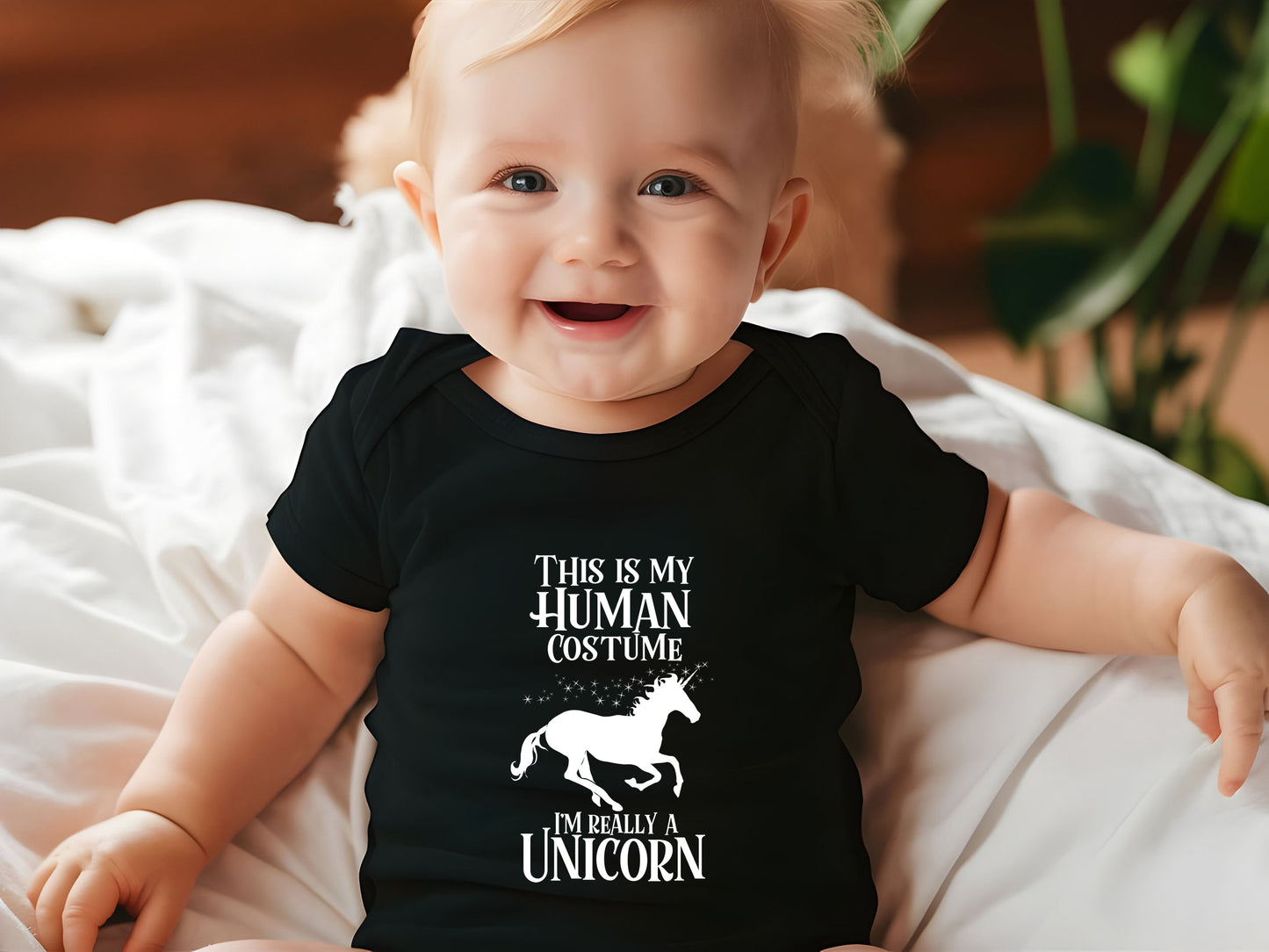 I'm Really a Unicorn Baby Bodysuit
