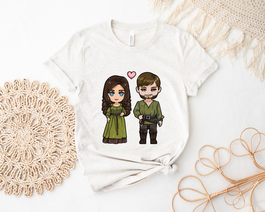 Ilyon Chronicles - Anne and Trask Chibi Shirt