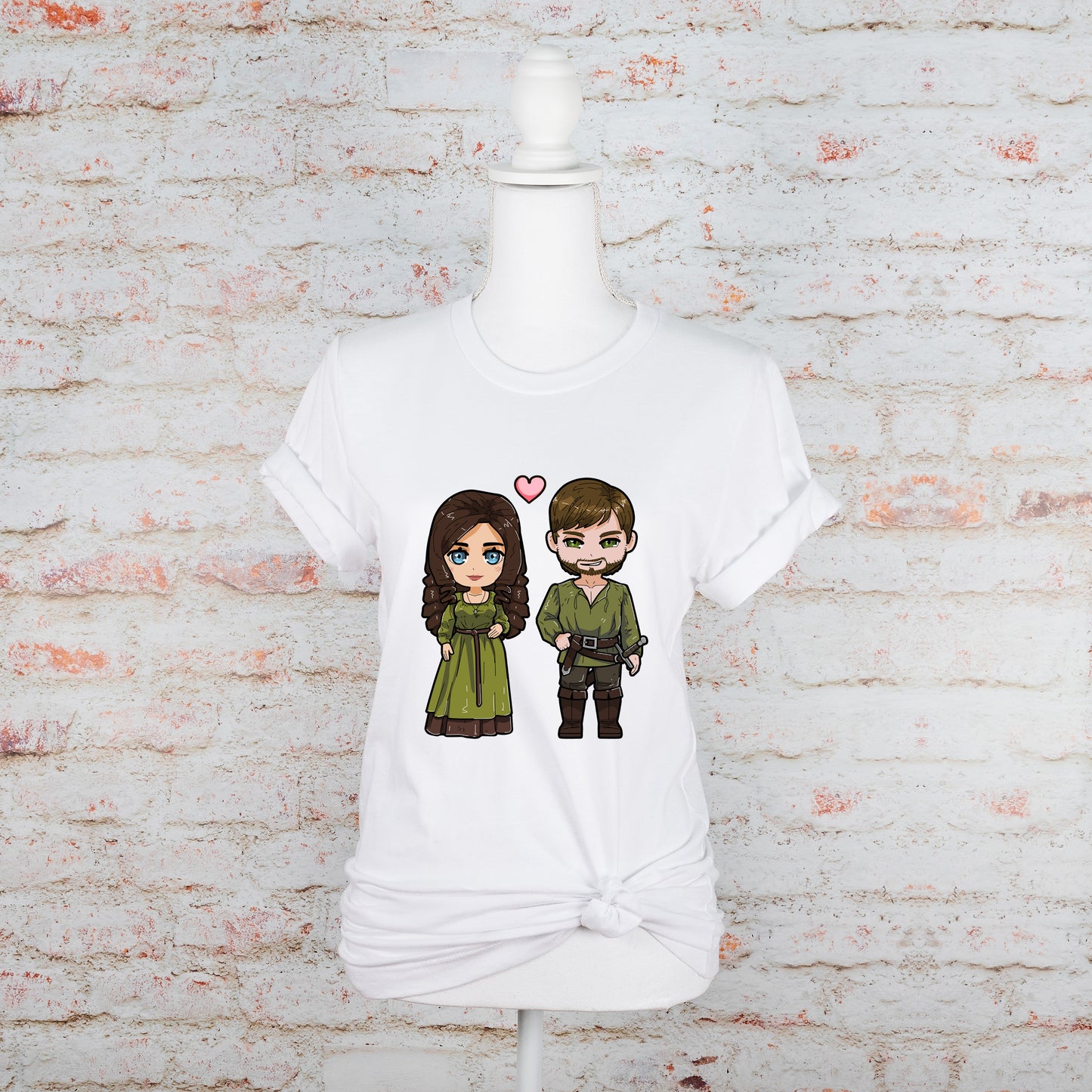 Ilyon Chronicles - Anne and Trask Chibi Shirt