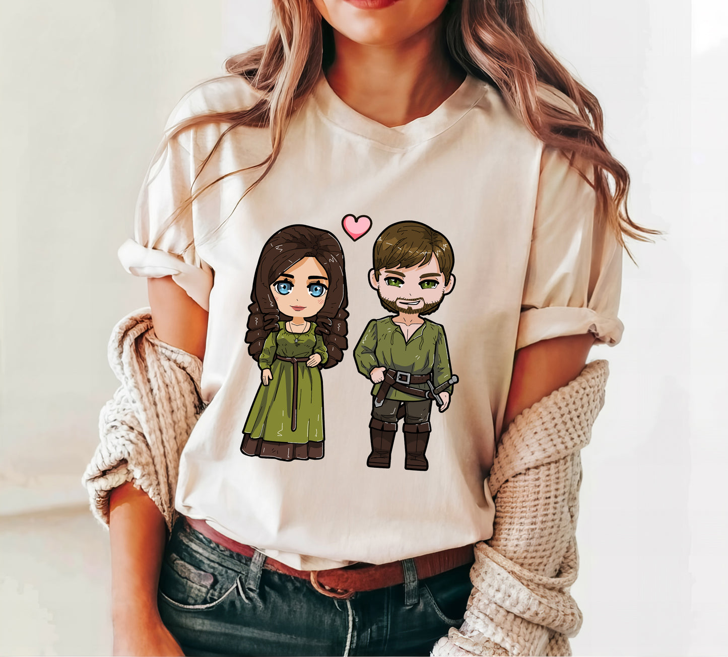 Ilyon Chronicles - Anne and Trask Chibi Shirt