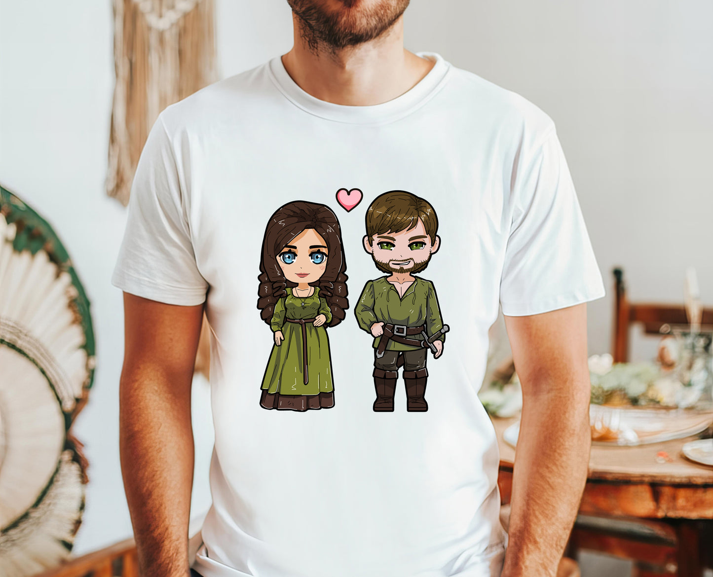 Ilyon Chronicles - Anne and Trask Chibi Shirt