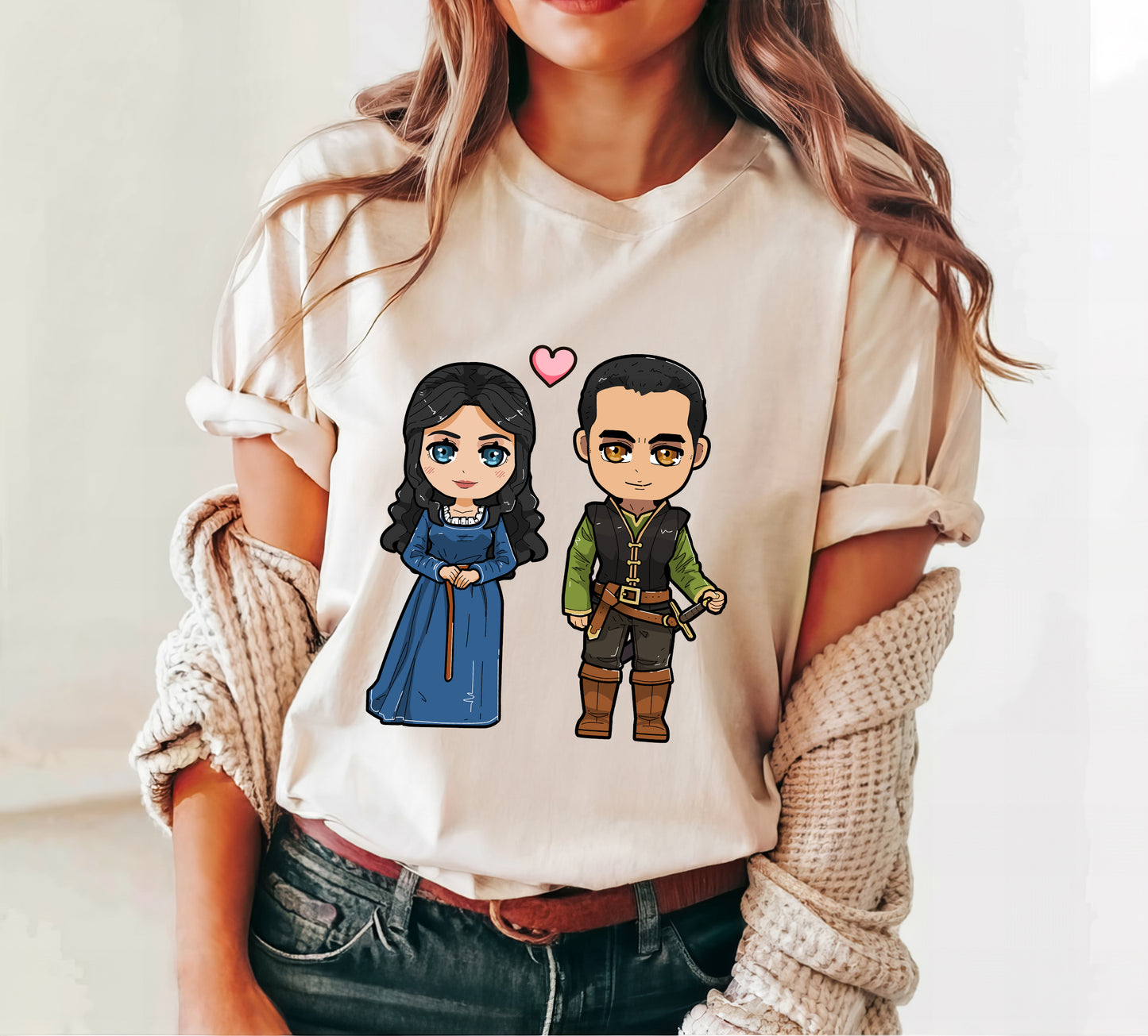 Ilyon Chronicles - Elanor and Daniel Chibi Shirt