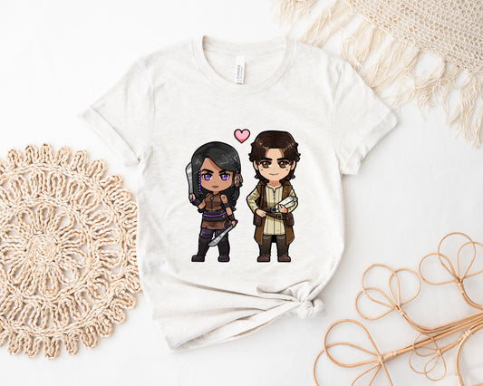 Ilyon Chronicles - Leetra and Timothy Chibi Shirt