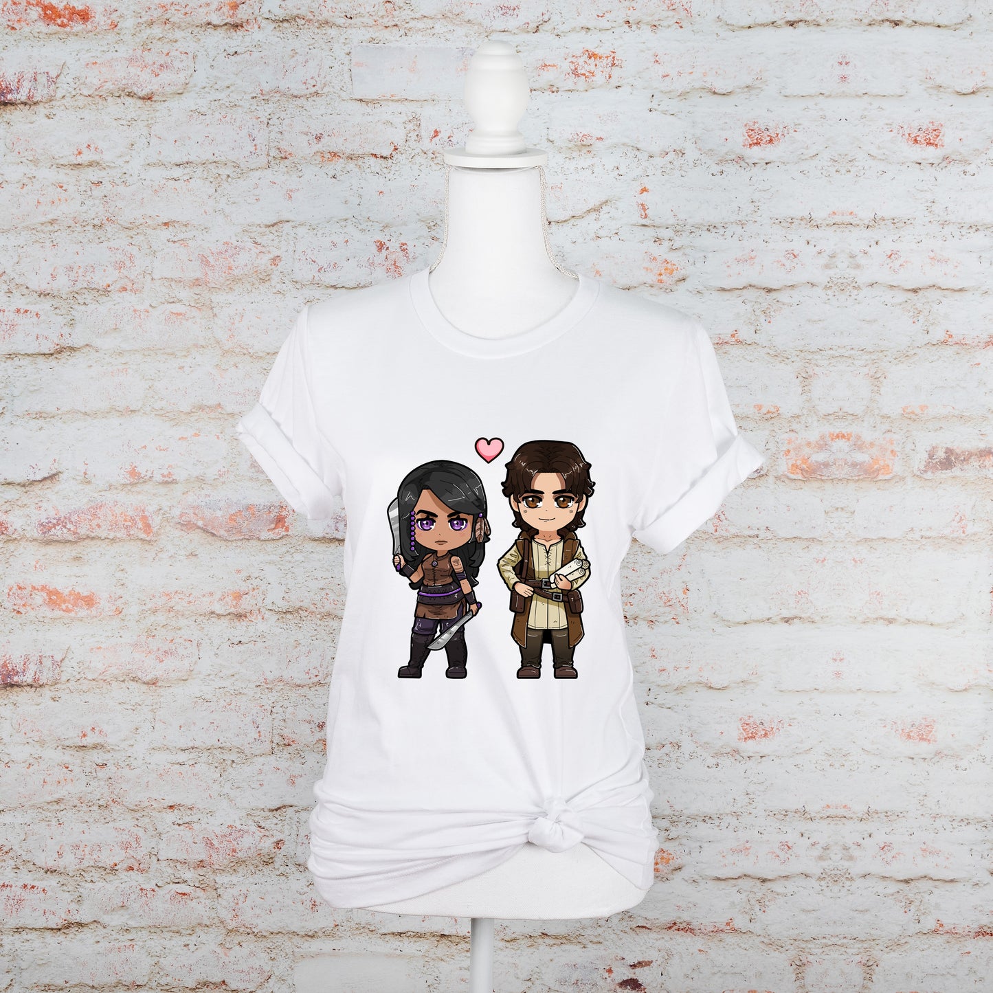 Ilyon Chronicles - Leetra and Timothy Chibi Shirt