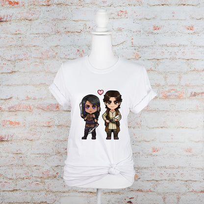 Ilyon Chronicles - Leetra and Timothy Chibi Shirt