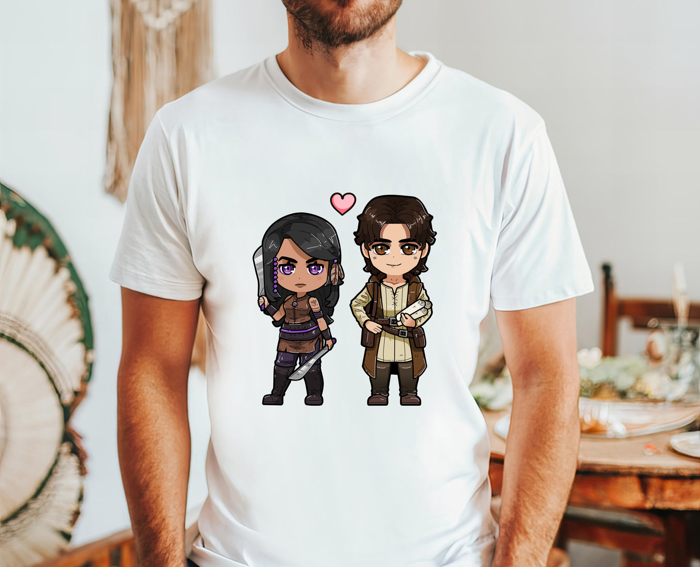 Ilyon Chronicles - Leetra and Timothy Chibi Shirt