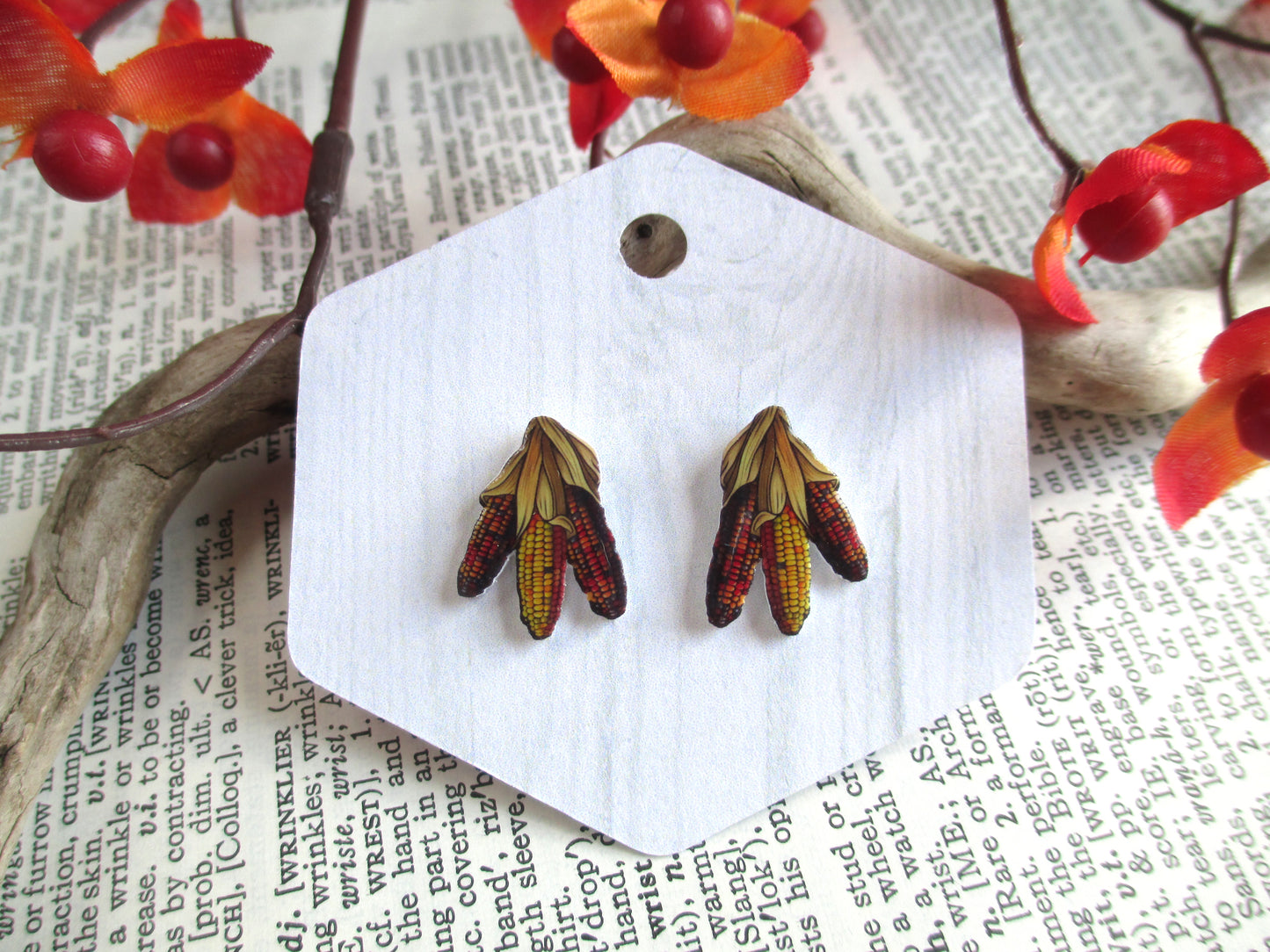 Indian Corn Earrings