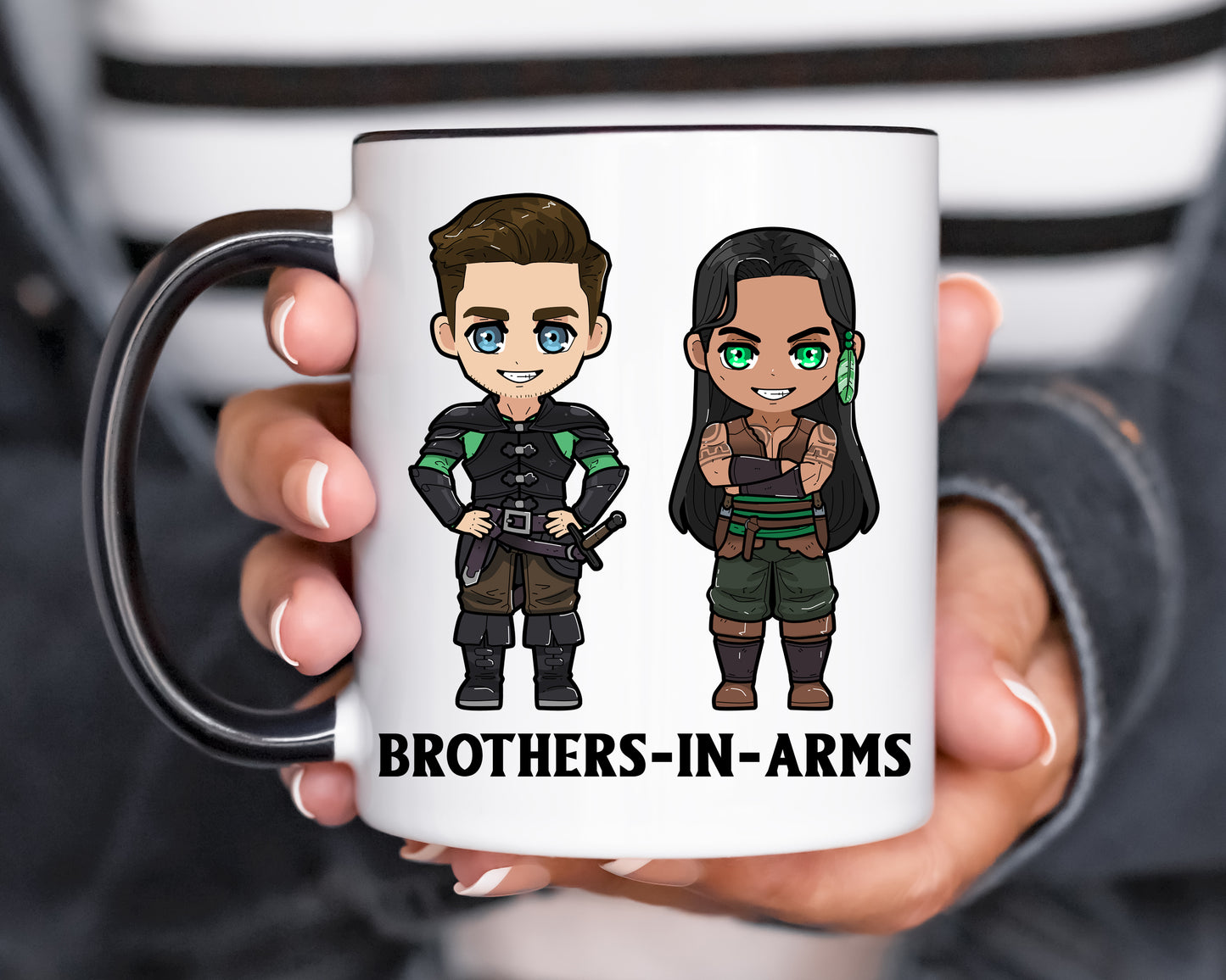 Ilyon Chronicles - Kaden and Talas Chibi Mug