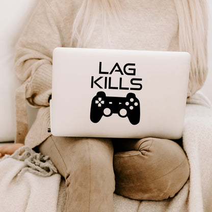 Lag Kills Controller Gamer Decal