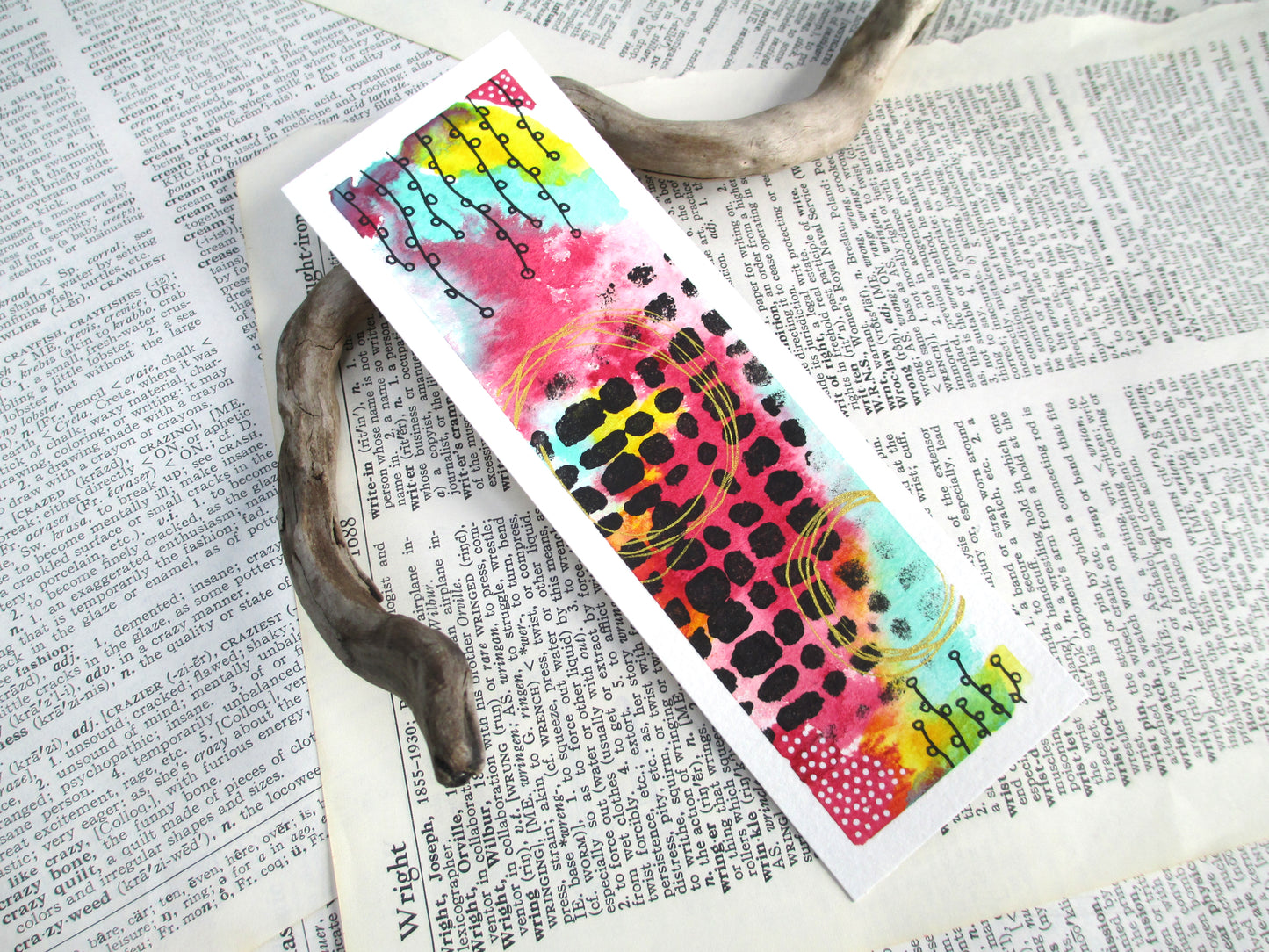 Original Watercolor Bookmark