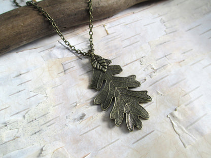 Bronze Oak Leaf Ranger Necklace