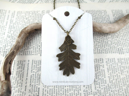 Bronze Oak Leaf Ranger Necklace