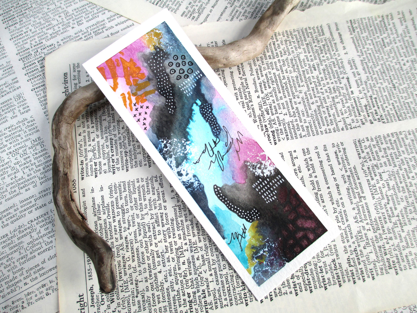 Original Watercolor Bookmark