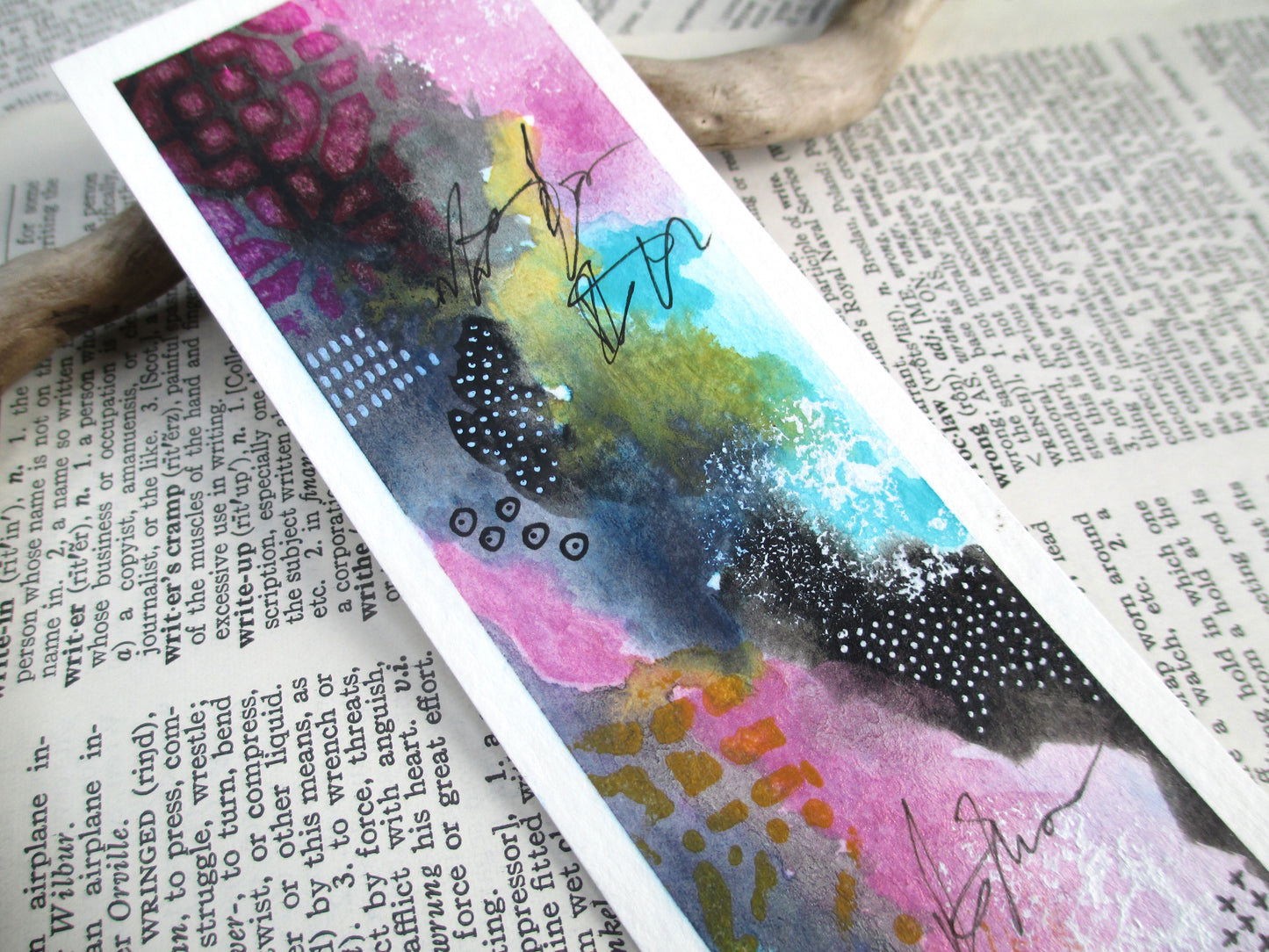 Original Watercolor Bookmark