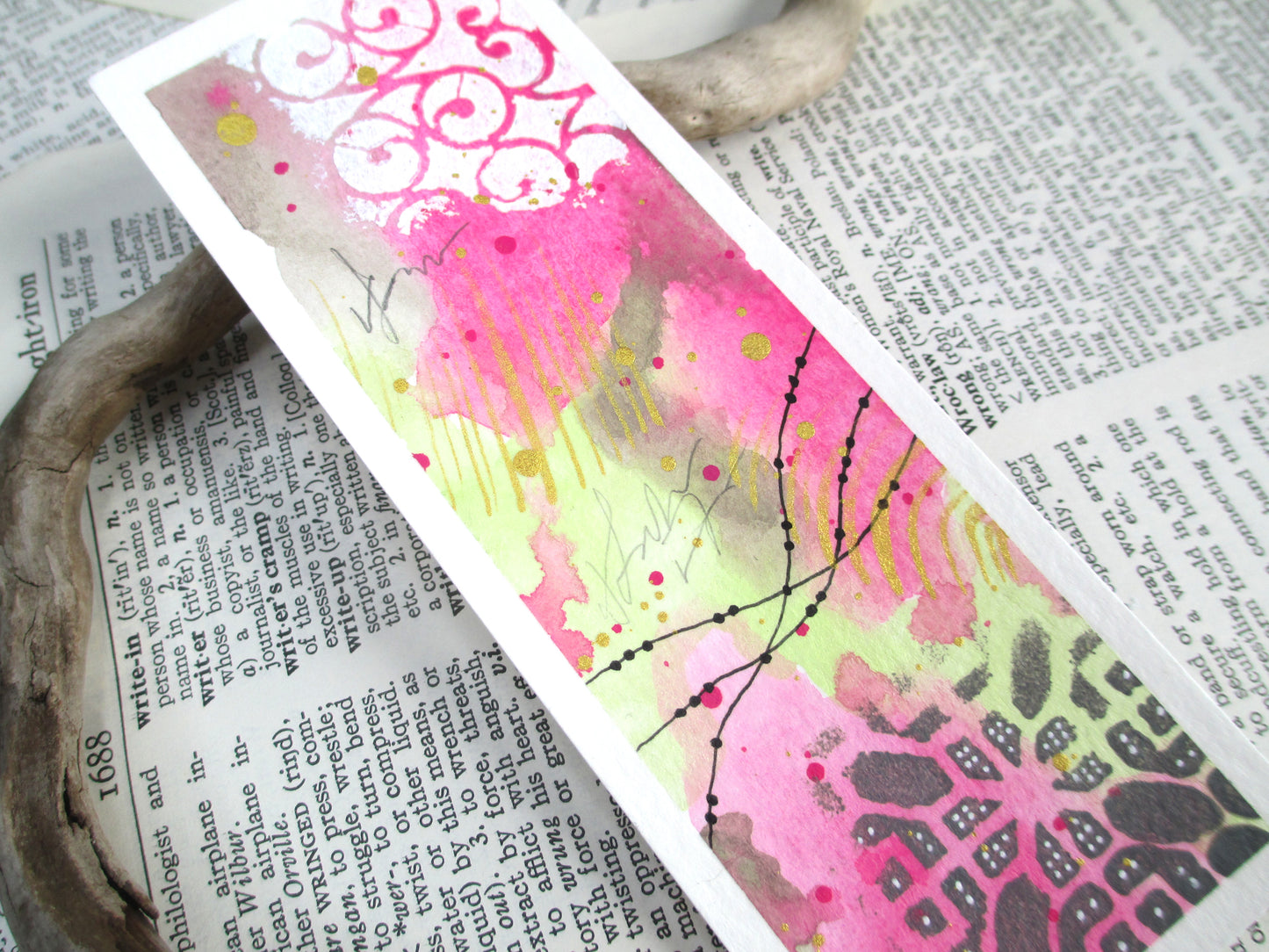 Original Watercolor Bookmark