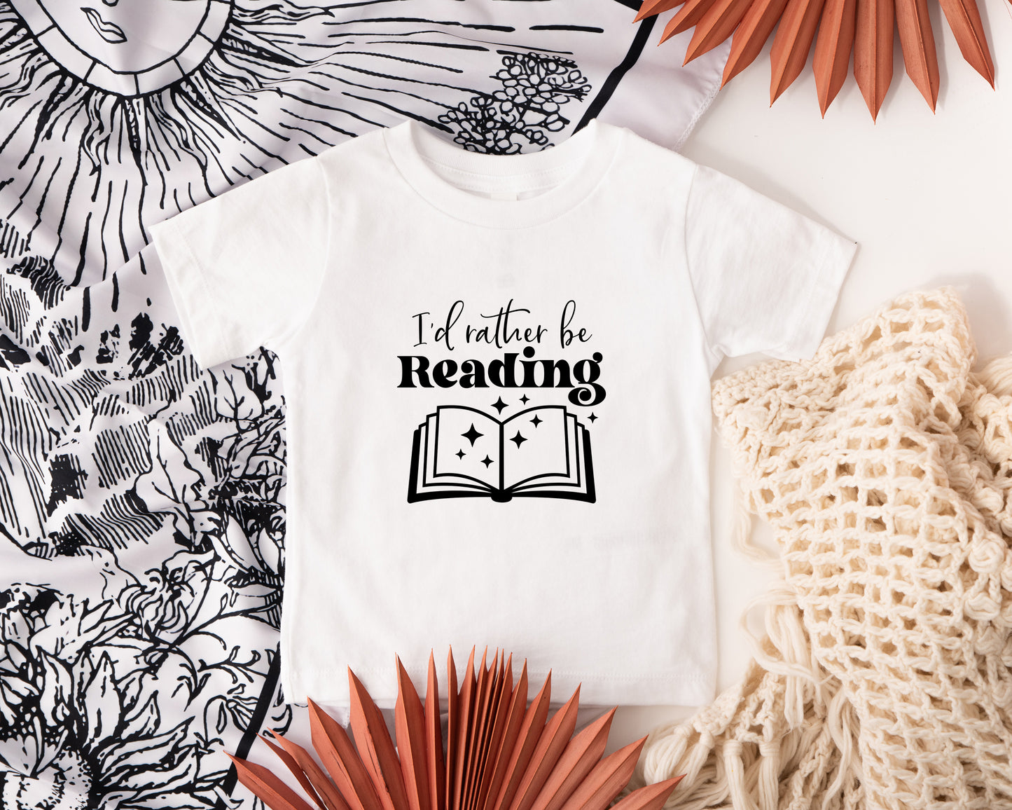 I'd Rather Be Reading Kids Shirt