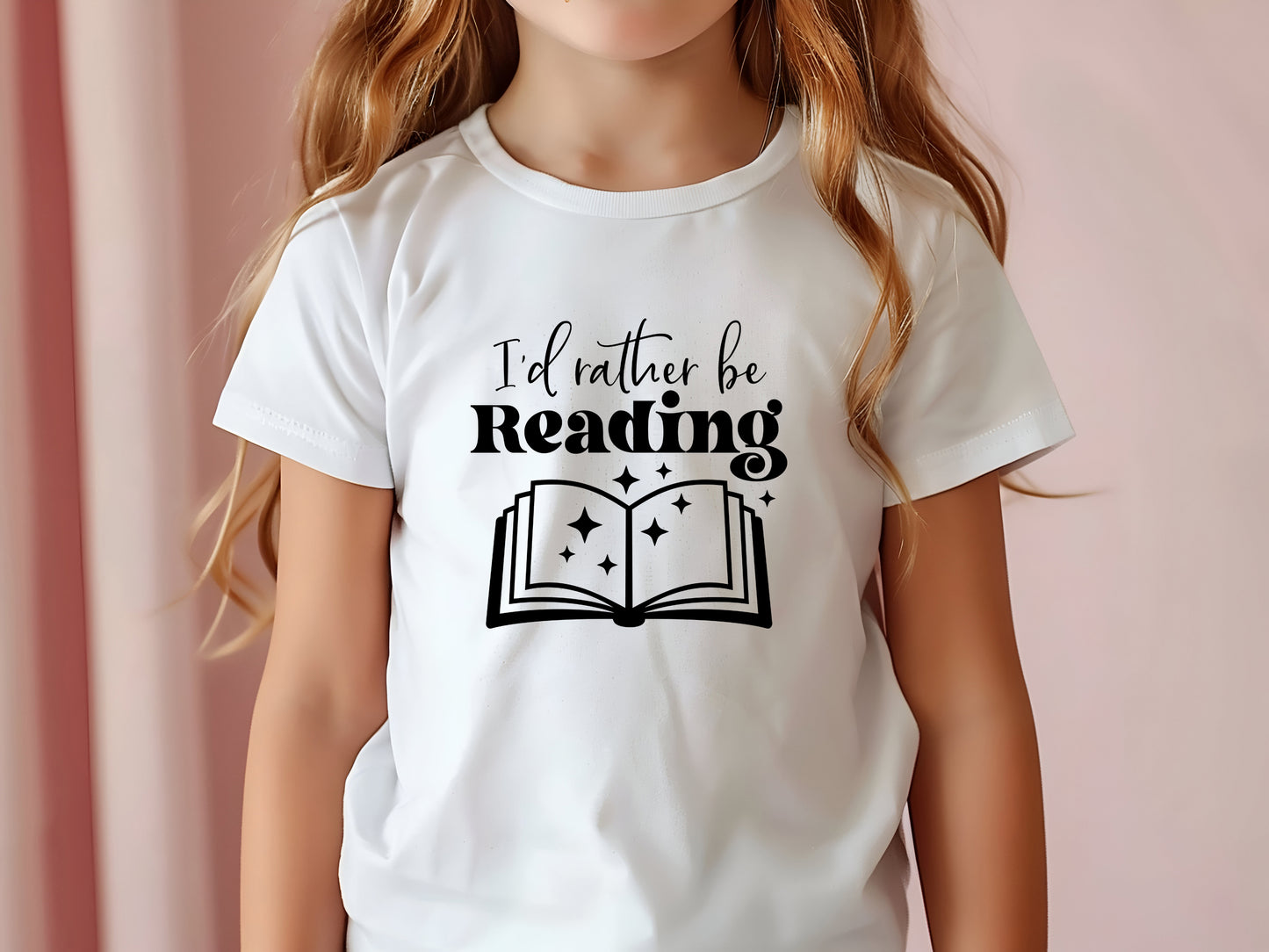 I'd Rather Be Reading Kids Shirt