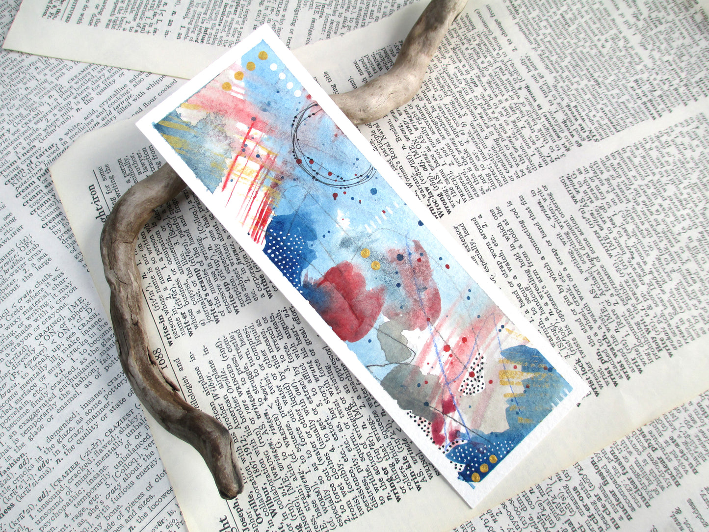 Original Watercolor Bookmark