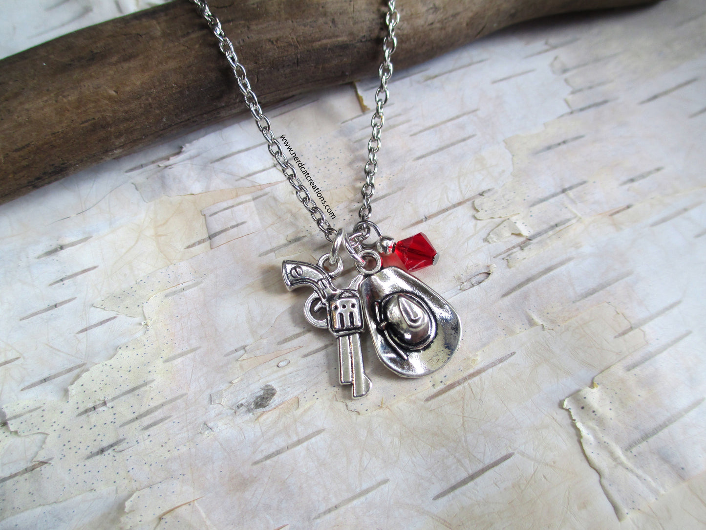 Cowboy Arthur Morgan Charm Necklace