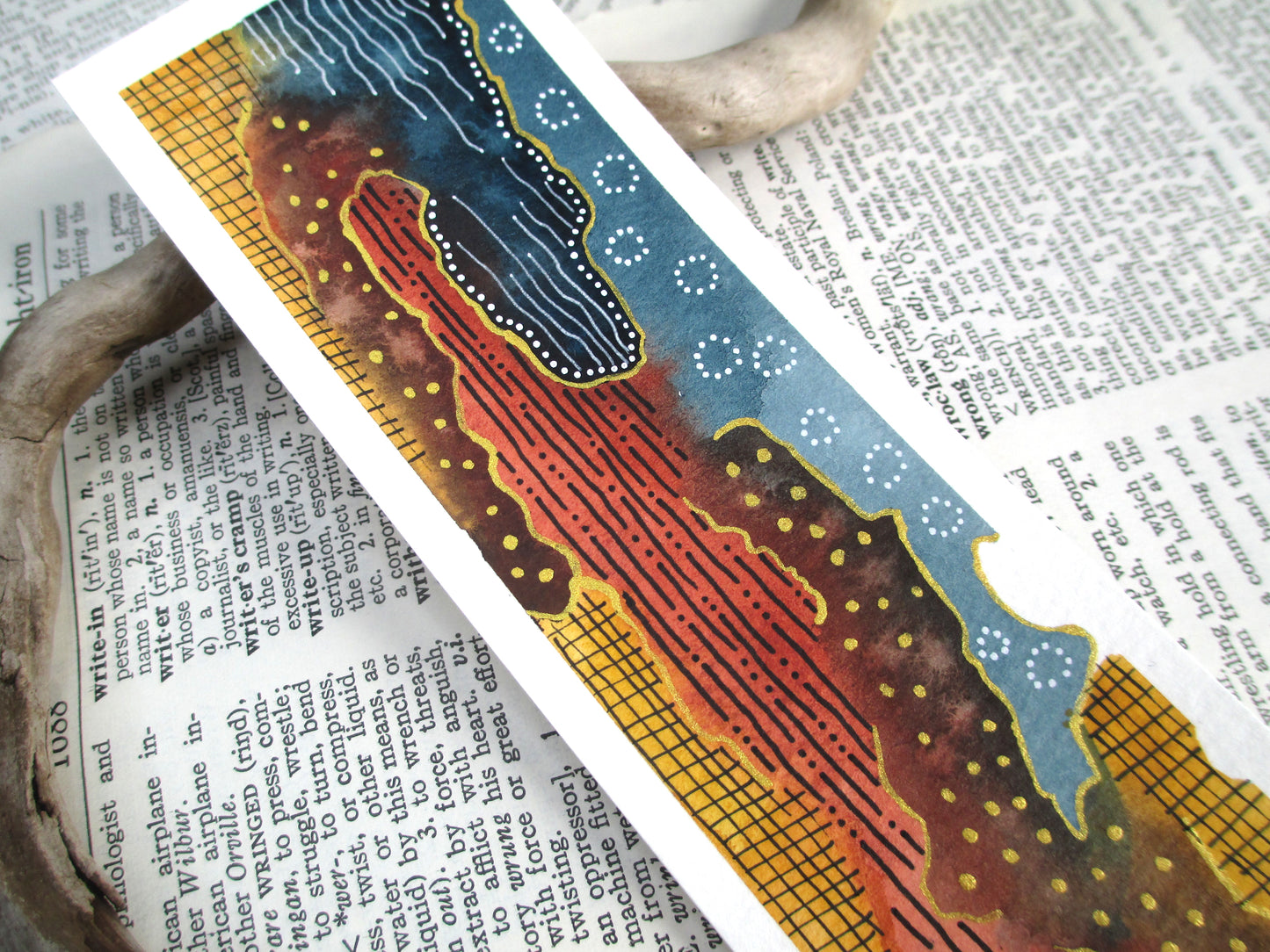 Original Watercolor Bookmark