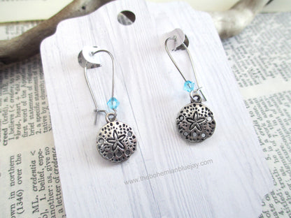 Sand Dollar Charm Earrings