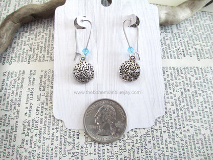 Sand Dollar Charm Earrings