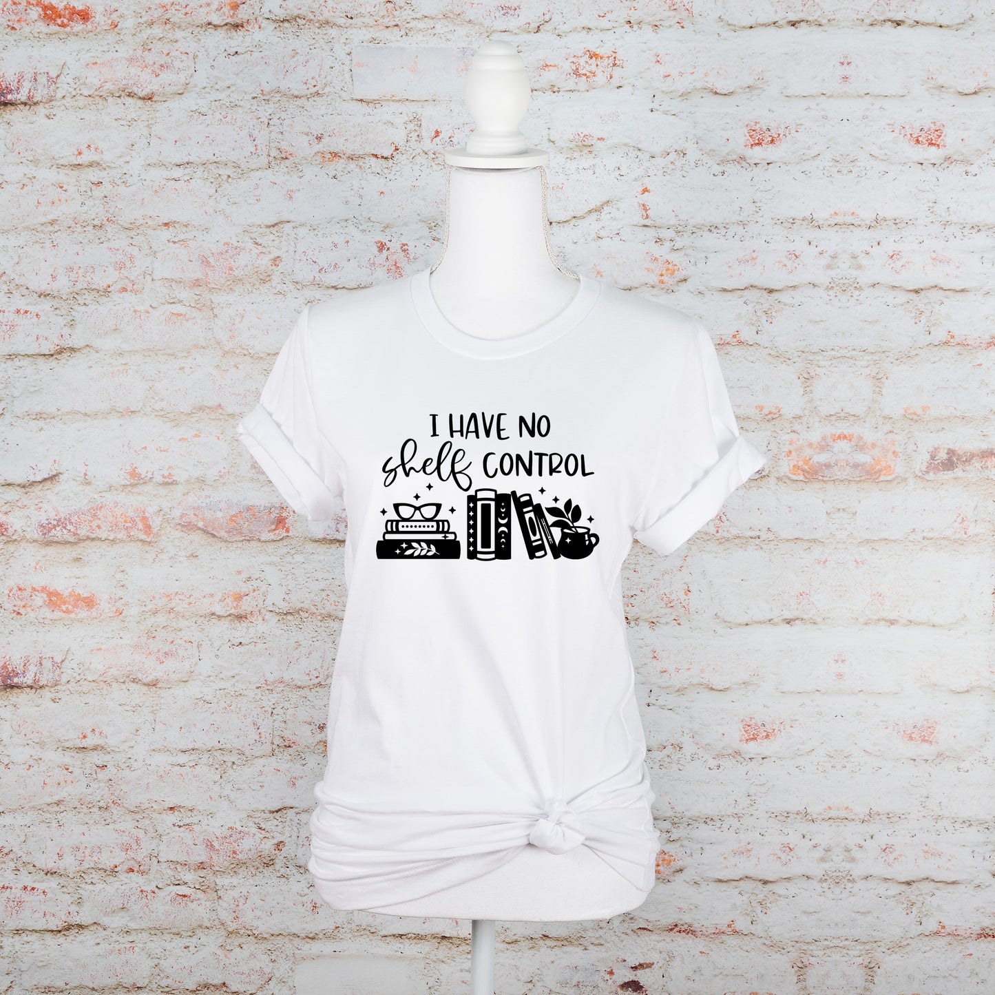 I Have No Shelf Control Reader Shirt