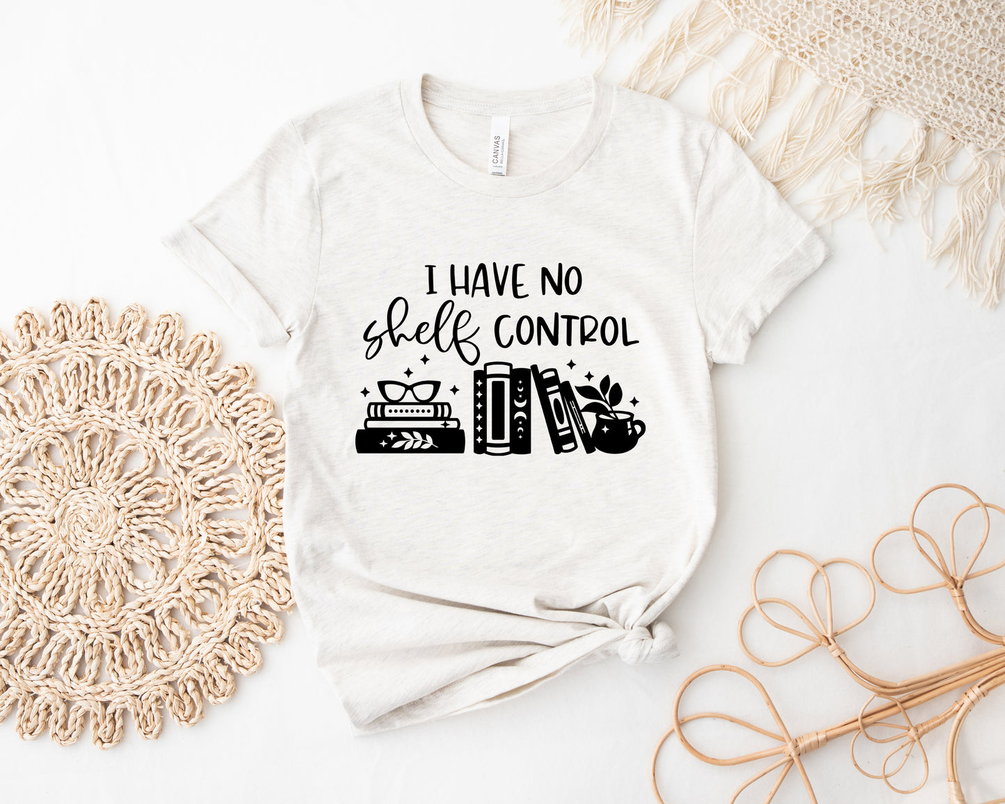 I Have No Shelf Control Reader Shirt