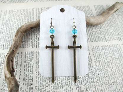 Fantasy Sword Earrings