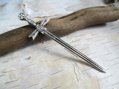 Silver Templar Sword Bookmark