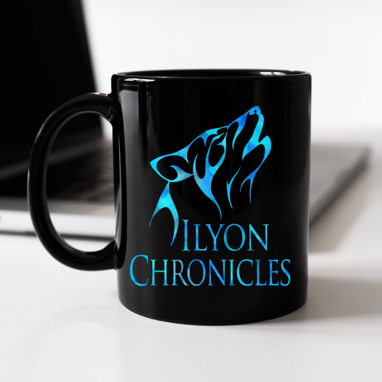 Ilyon Chronicles - Blue Wolf Mug