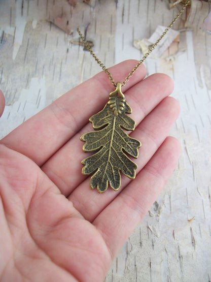 Bronze Oak Leaf Ranger Necklace