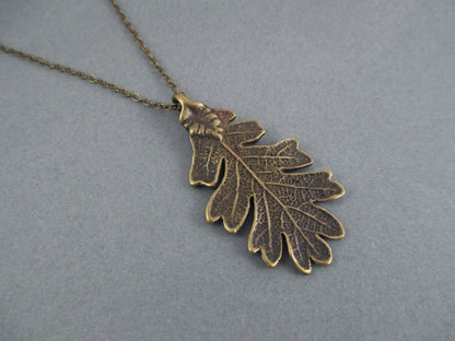 Bronze Oak Leaf Ranger Necklace