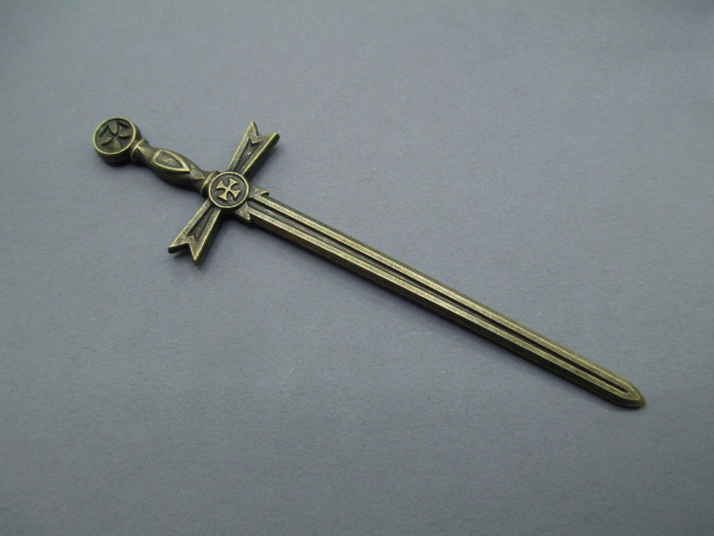 Bronze Templar Sword Bookmark